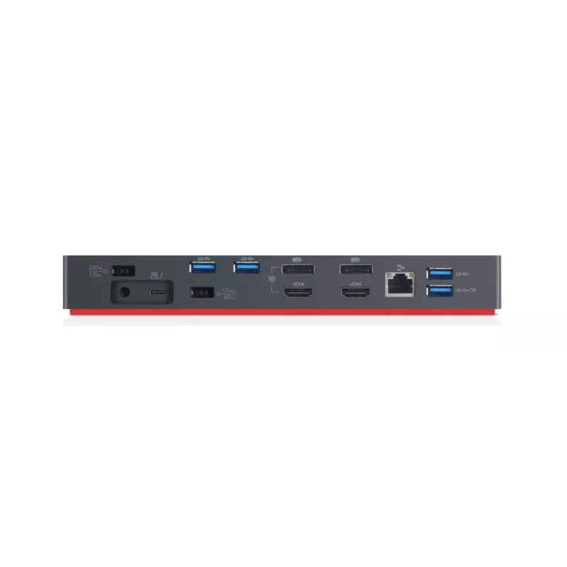 Lenovo ThinkPad Thunderbolt 3 Workstation Gen 2, bedraad, zwart