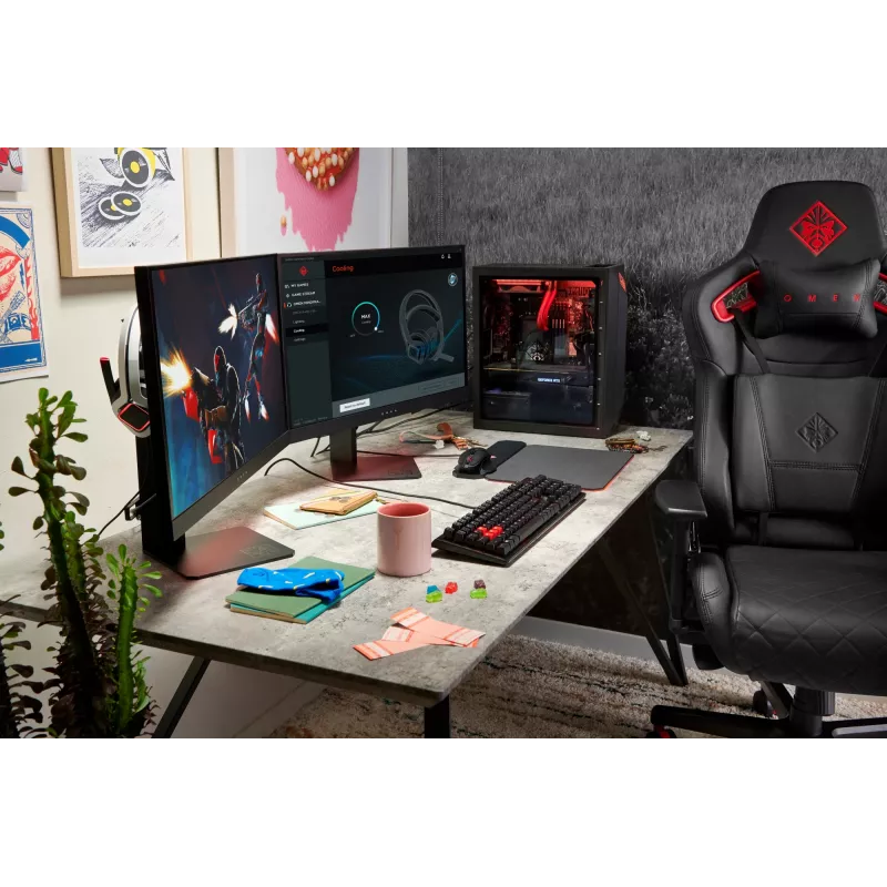 HP OMEN X 27 monitor 68,6 cm (27 inch) 2560 x 1440 pixels Quad HD zwart (refurbished)