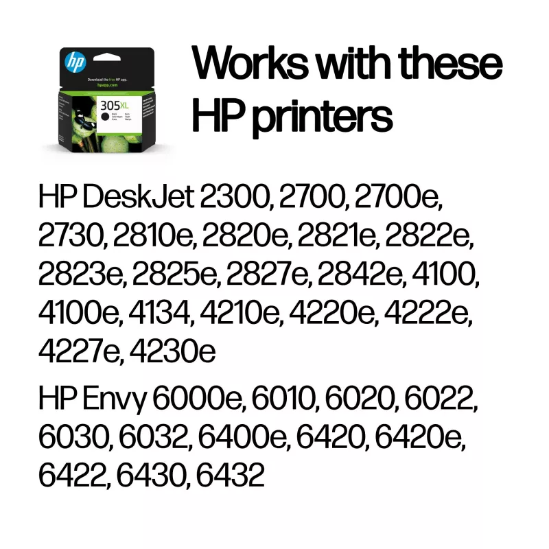 HP 305XL High Yield zwart originele inktcartridge