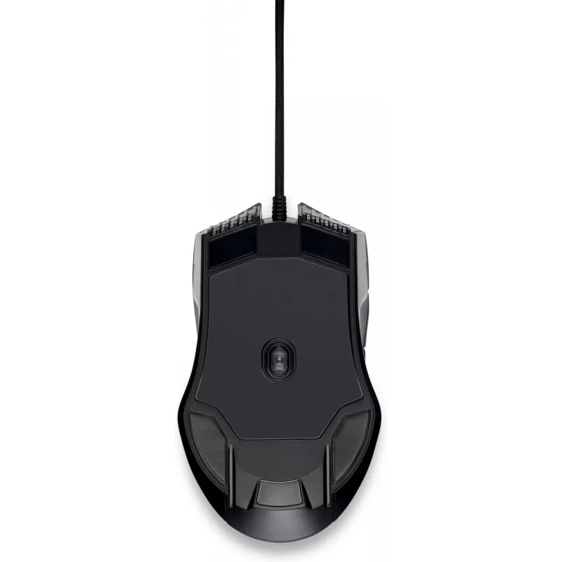 HP X220 achtergrondverlichte gaming-muis, dubbelhandig, optisch, USB Type-A, 3600 DPI, zwart