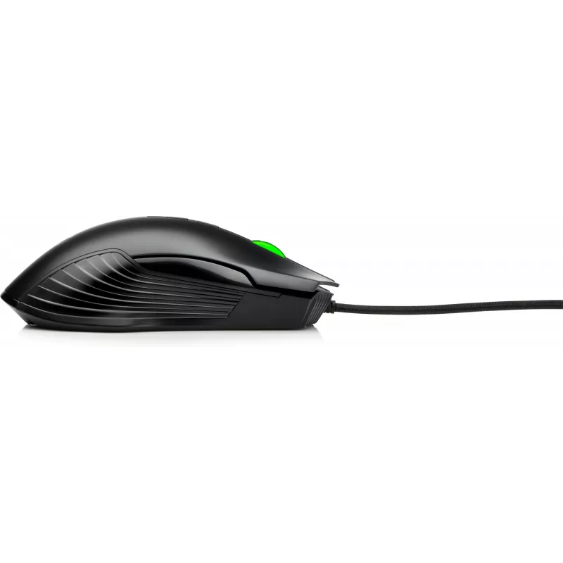 HP X220 achtergrondverlichte gaming-muis, dubbelhandig, optisch, USB Type-A, 3600 DPI, zwart