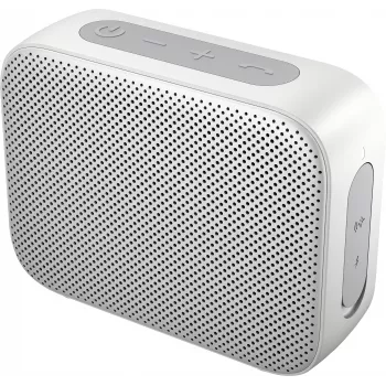 HP zilver Bluetooth-luidspreker 350, draadloos, wit, universeel, ingebouwde batterij, 180 g, 78,5 mm