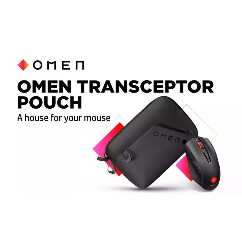 HP OMEN Transceptor-tas, nylon, 230 mm, 160 mm, 70 mm, 160 g, zwart