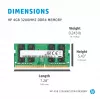 HP 286H5AA geheugenmodule 4 GB 1 x 4 GB DDR4 260-pin SO-DIMM