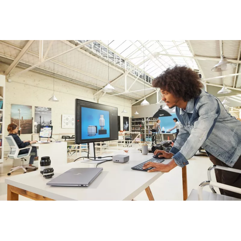 HP 975 dual-mode draadloos toetsenbord full-size RF draadloos Bluetooth zwart
