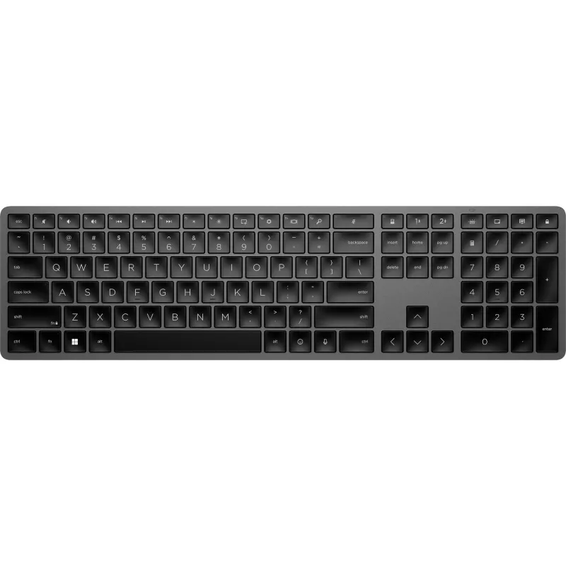 HP 975 dual-mode draadloos toetsenbord full-size RF draadloos Bluetooth zwart