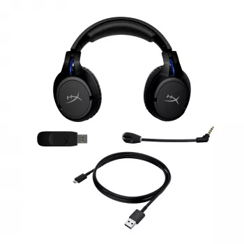 HyperX Cloud Flight - draadloze gaming-headset (zwart-blauw) - PS5-PS4