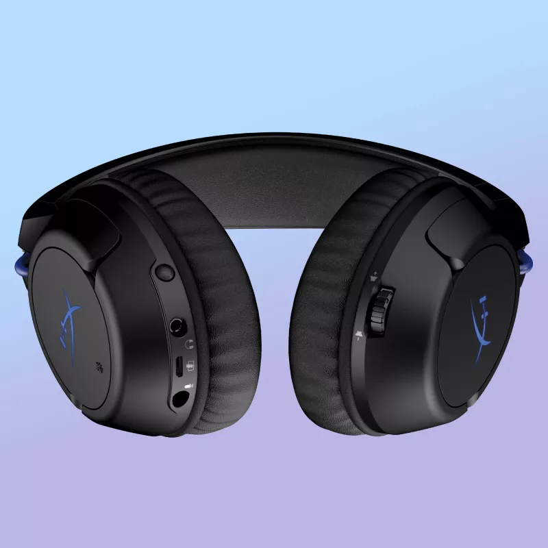 HyperX Cloud Flight - draadloze gaming-headset (zwart-blauw) - PS5-PS4
