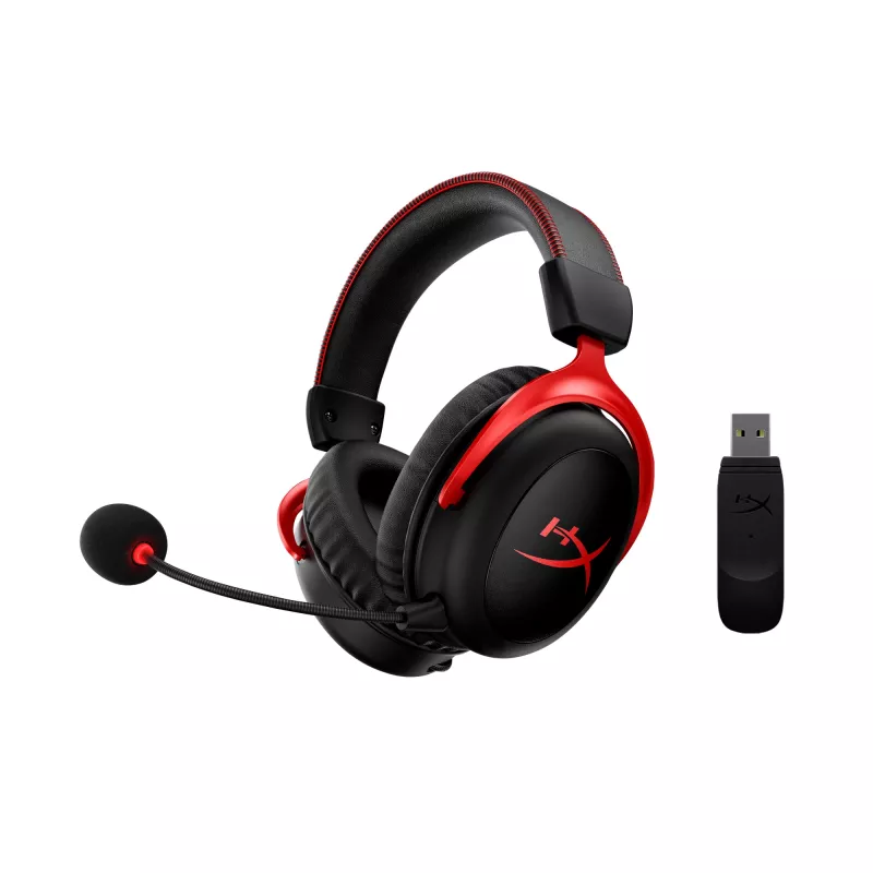 HyperX Cloud II Wireless - gaming-headset (zwart-rood)