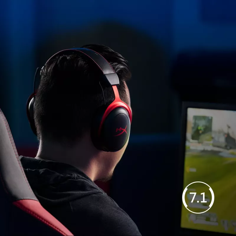 HyperX Cloud II Wireless - gaming-headset (zwart-rood)