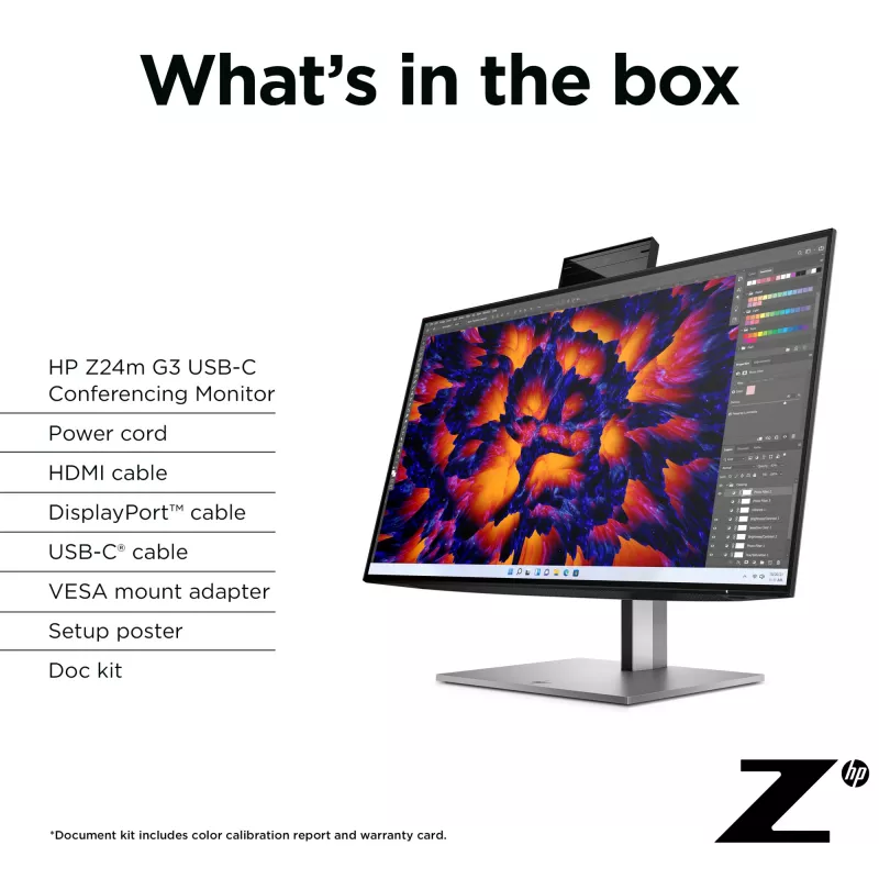 Monitor HP Z24m G3 23,8 inch Quad HD 2560 x 1440