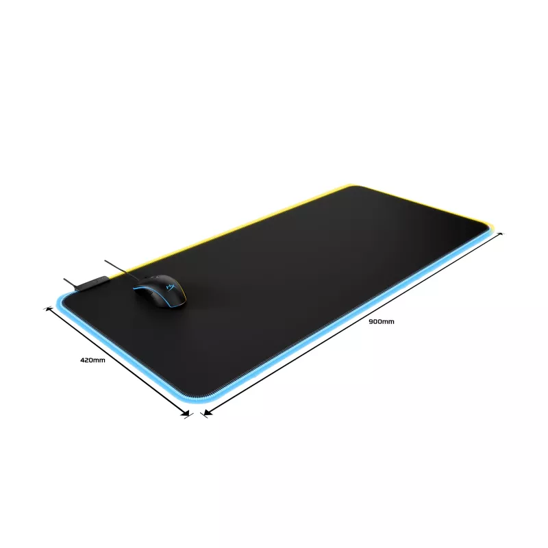 HyperX Pulsefire Mat - RGB gaming-muismat - stof (XL)
