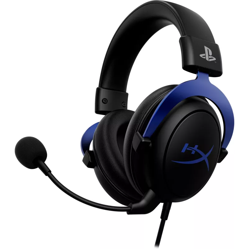 HyperX Cloud - gaming-headset - PS5-PS4 (zwart-blauw)