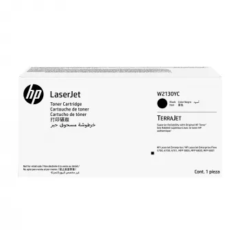 HP W2130YC zwart Contract originele LaserJet-tonercartridge, zwart, 1 stuks