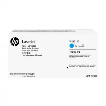 HP W2131YC cyaan Contract originele LaserJet-tonercartridge, cyaan, 1 stuks