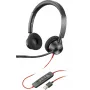 HP Poly Poly Blackwire 3320 USB-A headset, bedraad, kantoor/callcenter, 130 g, headset, zwart