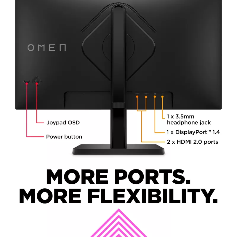 OMEN by HP 60,5 cm (23,8 inch) FHD 165Hz gaming-monitor – OMEN 24
