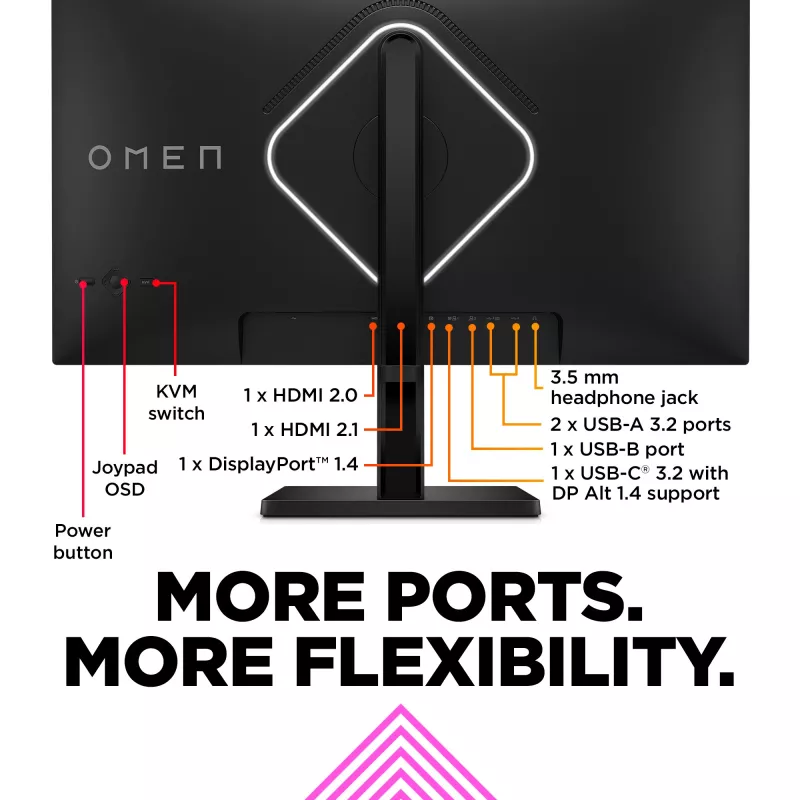 OMEN by HP 27 inch UHD 144Hz gaming-monitor – OMEN 27k