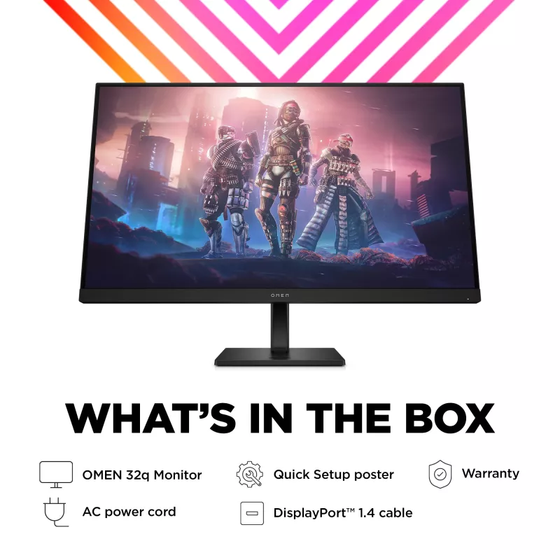 OMEN by HP 31,5 inch QHD 165Hz gaming-monitor - OMEN 32q