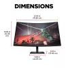 OMEN by HP 31,5 inch QHD 165Hz gebogen gamingmonitor - OMEN 32c (refurbished)