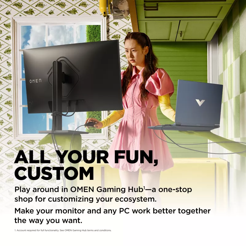 OMEN by HP 31,5 inch QHD 165Hz gebogen gamingmonitor - OMEN 32c (refurbished)