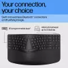 HP 965 ergonomisch draadloos toetsenbord, full-size (100%), draadloos, RF draadloos + Bluetooth, membraan, zwart