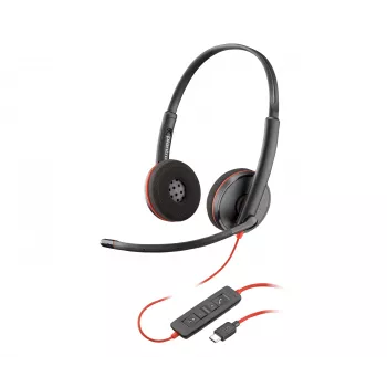 Headset Poly Blackwire C3220 USB-C met draagtas