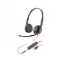 Headset POLY Blackwire 3225 stereo USB-A bedrade kantoor- en callcenter-headset