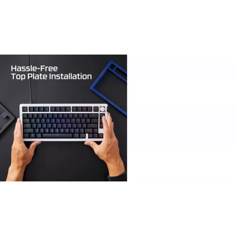 Mechanische toetsenbord bovenplaat KINGSTON HyperX Alloy Rise Navy Blue (model 85U10AA)
