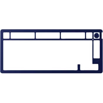 Mechanisch toetsenbord KINGSTON HyperX Alloy Rise 75 top plate Navy Blue (model 85U15AA)