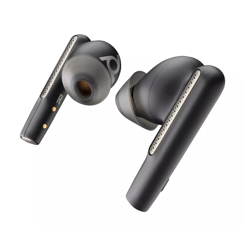 HP Poly Poly Voyager Free 60/60+ zwart earbuds (2 stuks), headset, zwart
