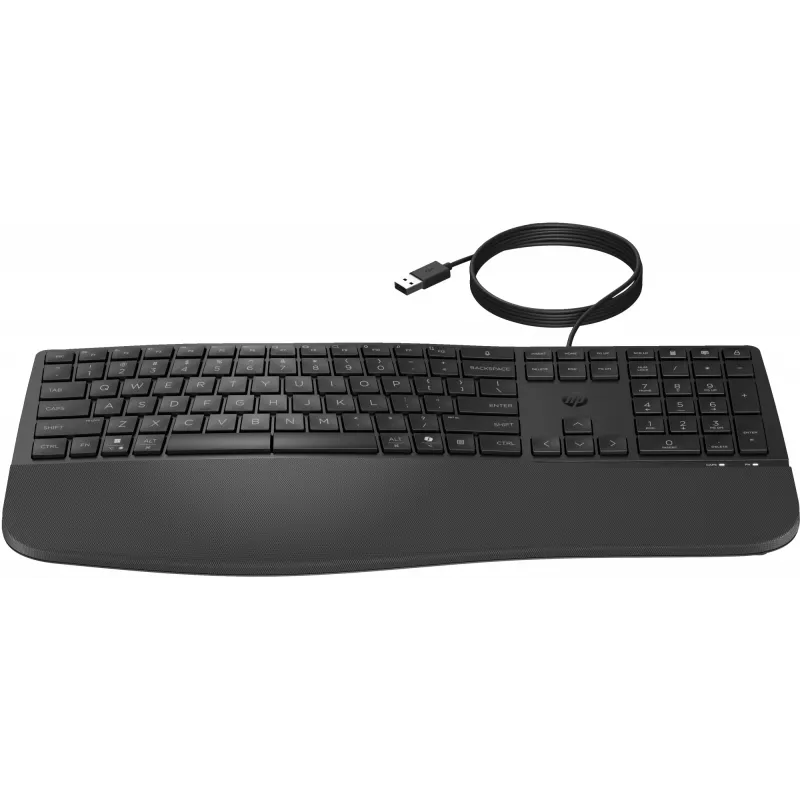 Bedraad full-size toetsenbord HP 485 Comfort met USB-aansluiting en 23 programmeerbare toetsen