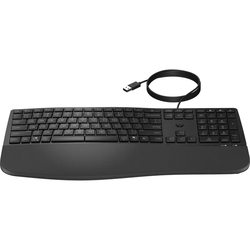 Bedraad full-size toetsenbord HP 485 Comfort met USB-aansluiting en 23 programmeerbare toetsen