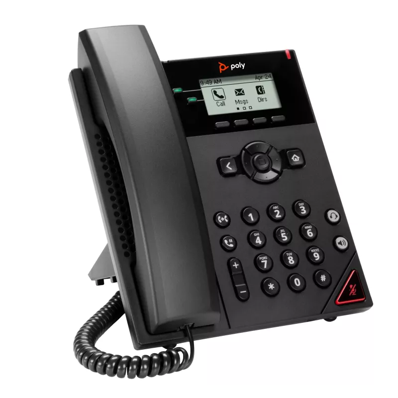 HP Poly VVX 150 2-lijns IP-telefoon en PoE-geschikt, 300 g, China, Mexico, 357 kg