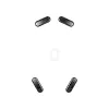 Muisvoeten HP HyperX Glass Skates, PTFE op gehard glas, 7,7×21,2×0,8 mm, wit (paar)