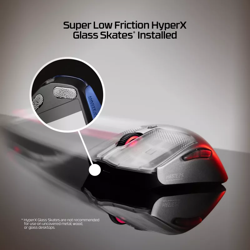 Draadloze gaming-muis HP HyperX Pulsefire Haste 2 S Navy 64 g Li-Ion