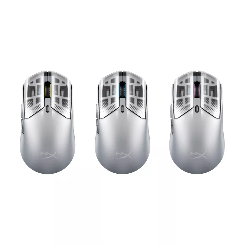 HyperX Pulsefire Haste 2 S Silver draadloze gaming-muis
