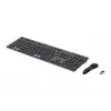 HP 720 multi-device oplaadbaar draadloos toetsenbord, full-size (100%), draadloos, USB + Bluetooth, mechanisch, QWERTY, zwart