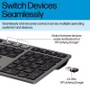 HP 720 multi-device oplaadbaar draadloos toetsenbord, full-size (100%), draadloos, USB + Bluetooth, mechanisch, QWERTY, zwart
