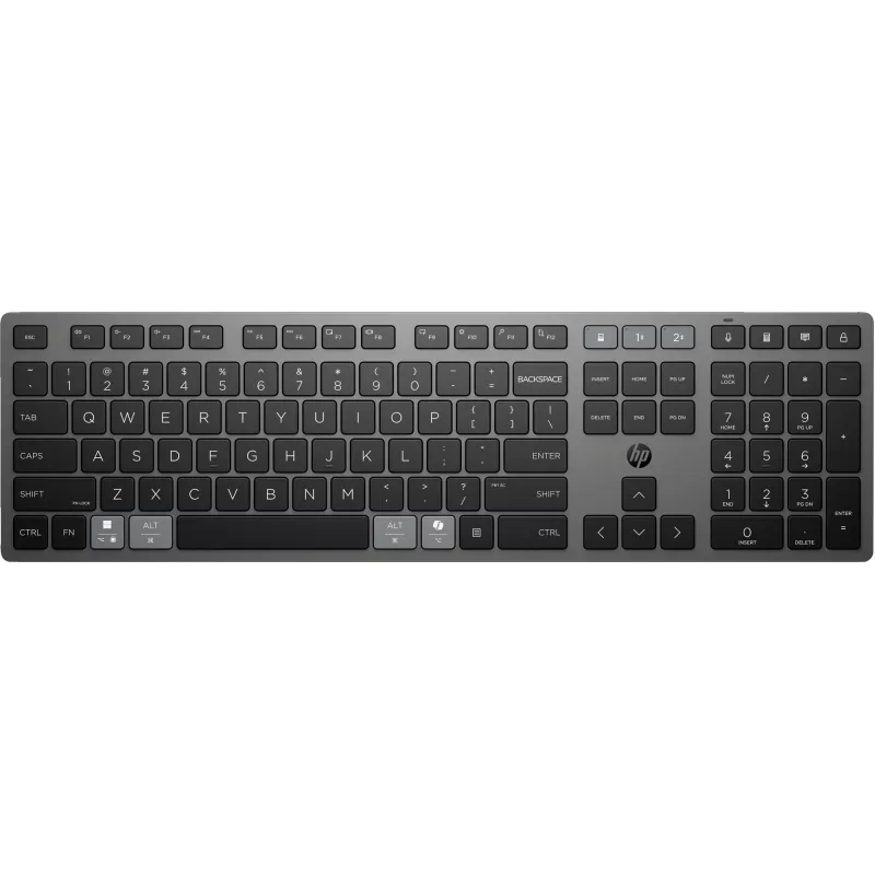 Draadloos oplaadbaar full-size QWERTY-toetsenbord HP 725 — model 9T5B2AA#UUW