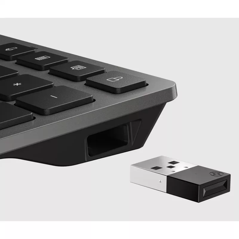 Draadloos oplaadbaar full-size QWERTY-toetsenbord HP 725 — model 9T5B2AA#UUW