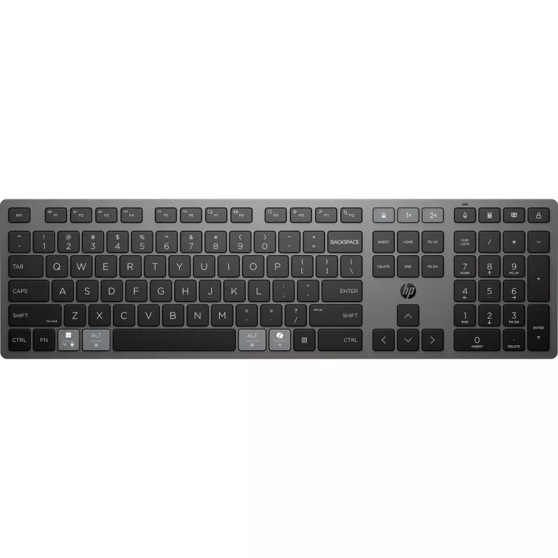 Draadloos oplaadbaar full-size QWERTY-toetsenbord HP 725 — model 9T5B2AA#UUW