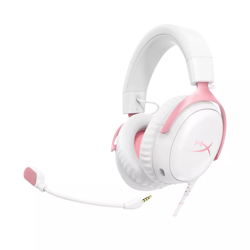 HyperX Cloud III - gaming-headset (wit/roze)