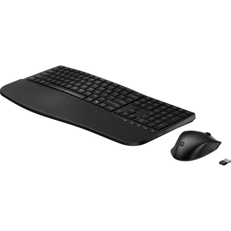 HP 685 Comfort dual-mode toetsenbord-muisset draadloos Bluetooth full-size gebogen
