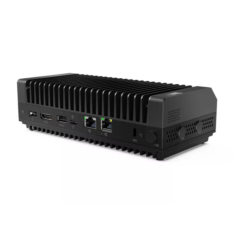 Lenovo ThinkEdge SE30 Intel® Core™ i3 i3-1115GRE 8 GB DDR4-SDRAM 256 GB SSD Windows 11 IoT Enterprise Mini-PC zwart