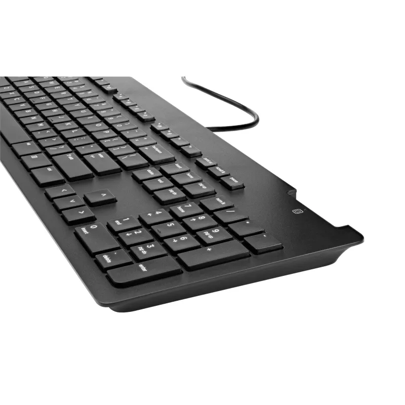 HP Business slank v2 smartcard-toetsenbord, Full-size (100%), bedraad, USB, zwart