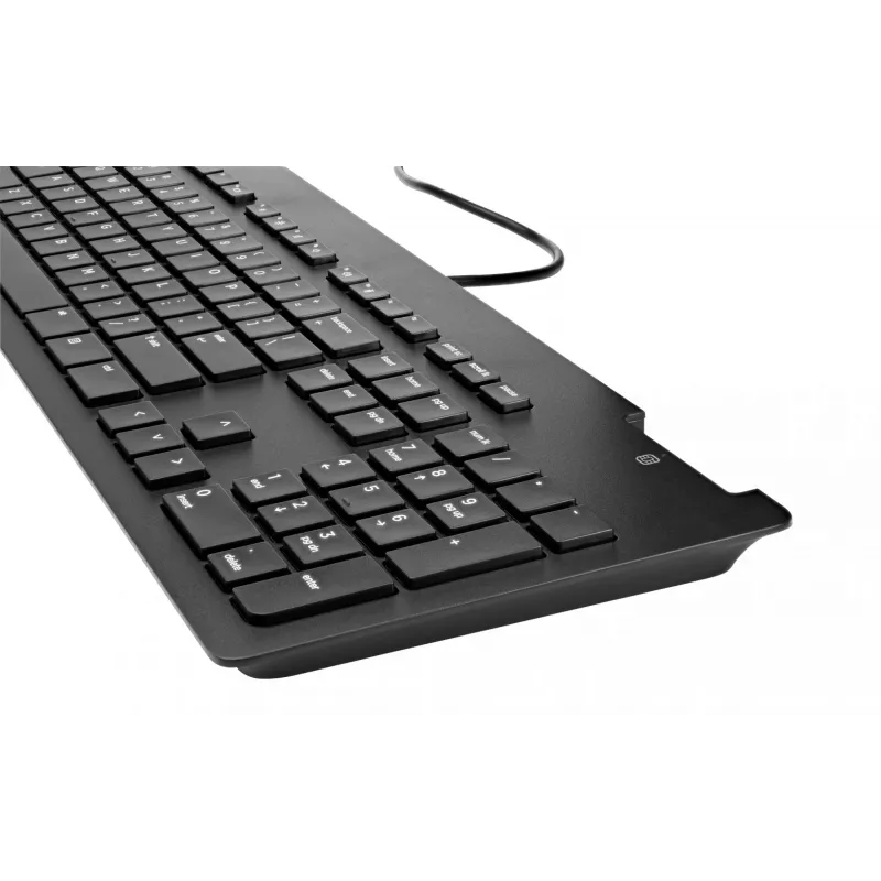 HP Business slank v2 smartcard-toetsenbord, Full-size (100%), bedraad, USB, zwart