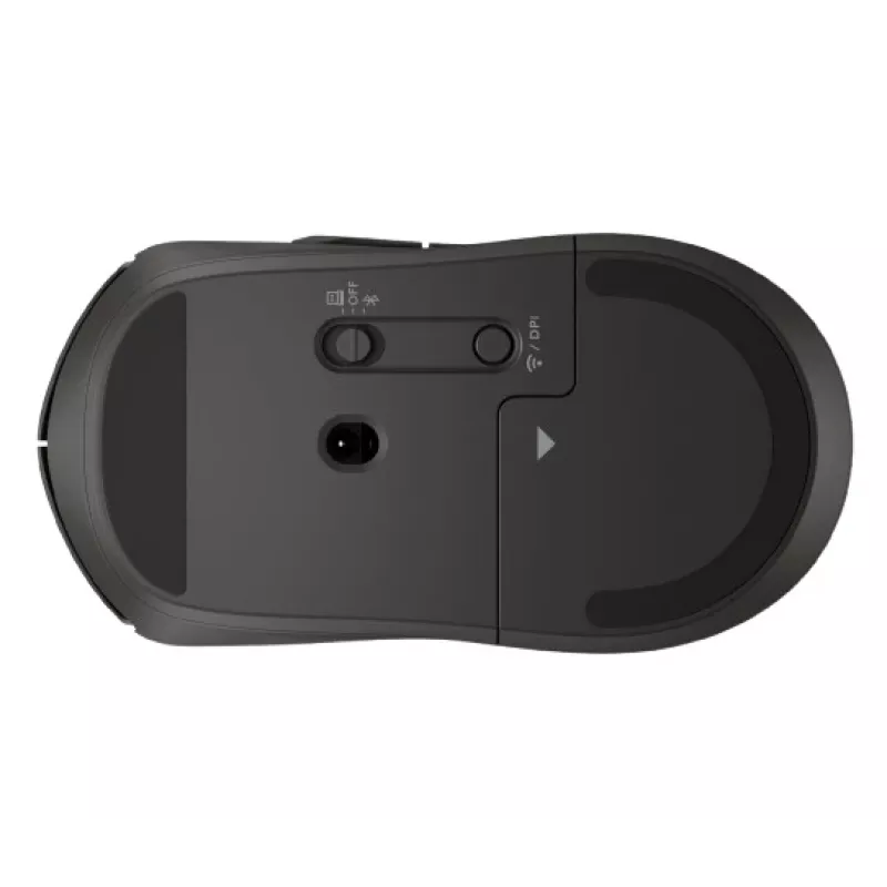 Draadloze muis HP 405 Quiet — ambidexter, optisch 1200 DPI, RF draadloos + Bluetooth, 5 knoppen, op batterij, zwart