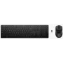 Toetsenbord- en muisset HP 495C — draadloos full-size toetsenbord, multi-device muis, USB/RF/Bluetooth, zwart