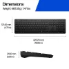 HP 495K Multi-Device Dual-Mode toetsenbord, full-size (100%), draadloos, USB + Bluetooth, zwart